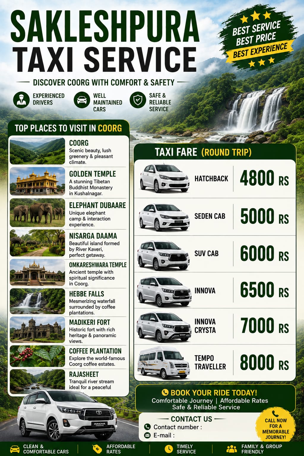 Coorg waterfall